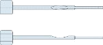 Straight Insertion Tool For Fiber Optic Termini, 182-013