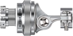 Swing-Arm Saddle Clamp, EMI Banding Adapter, Aluminum/SST 870A005