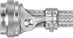 Swing-Arm Saddle Clamp, Braid Sock, SST/Aluminum 870H003