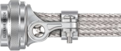 Swing-Arm Saddle Clamp, Braid Sock, SST/Aluminum 870M003