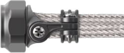 Swing-Arm Saddle Clamp, Braid Sock, Composite 870V002