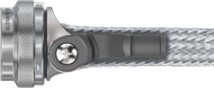 Swing-Arm Flex Clamp with Braid Sock, Aluminum 871H003