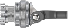 Swing-Arm Flex Clamp, EMI Banding Adapter, Aluminum 871M005