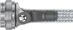 Swing-Arm Flex Clamp with Braid Sock, Aluminum 871V003