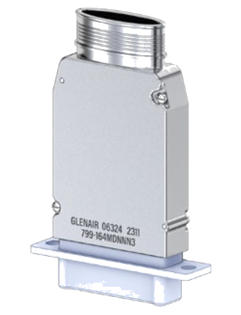 799-164 EMI Banding Backshell with Wire Grommet