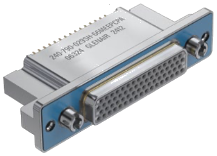 240-790-029 Panel PCB Plug, Straight PC Tails, Filtered