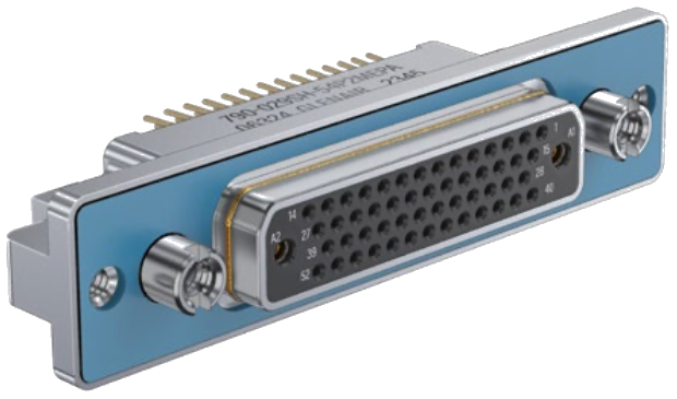 790-029 Panel Mount PCB Plug, Straight PC Tails