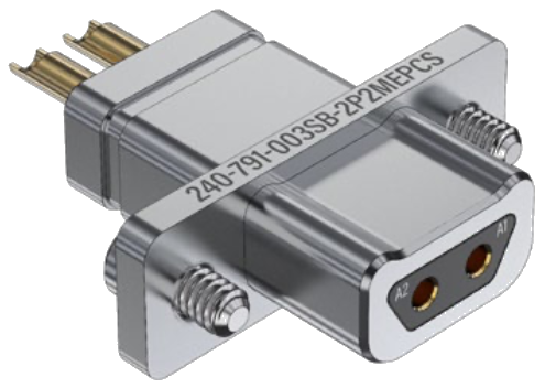 240-791-003 Cable Plug, Solder Cup, Filtered