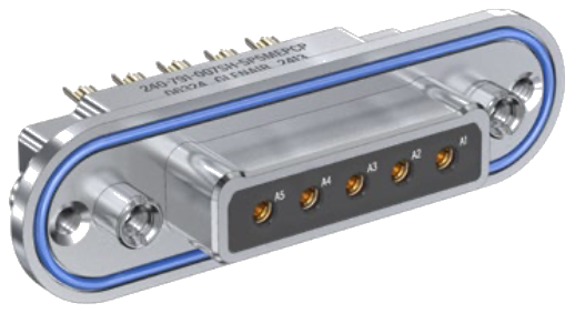 240-791-007 Panel Plug, Solder Cup, Filtered