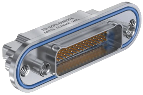 791-021 Panel Mount PCB Receptacle, Straight PC Tails