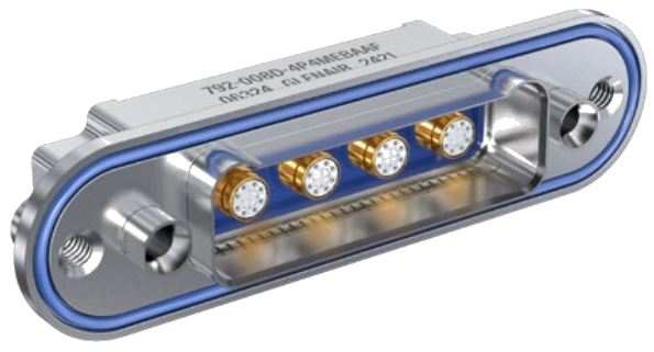 792-008 Panel Mount El Ochito PCB Receptacle, Straight PC Tails