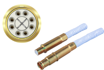 El Ochito® White Type I, Pin-to-Socket Cat 8 Cable Assembly, 8571-0040