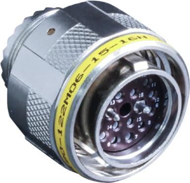 180-122 (06) Plug Connector with Alignment Sleeve Retainer, 180-122 (G6) Plug Connector with ASR and EMI/RFI/Ground Spring