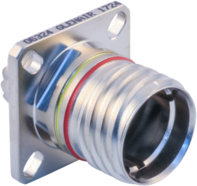 Square Flange Receptacle with Slotted Holes, 180-122 (S7)