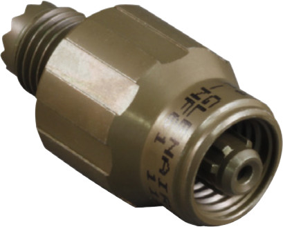 Plug Single Channel Fiber Optic Connector, Environmental Resistant for 181-001 Rear-Release Socket Termini, 180-071 (-6)