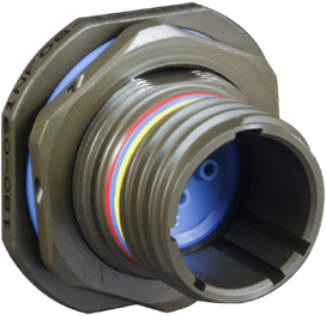 Jam Nut Receptacle, Multi-Channel 180-091-08