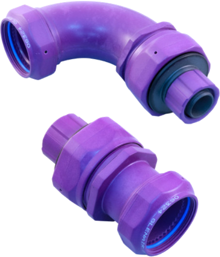 Composite Thermoplastic Backshell, FiberCon 377-014