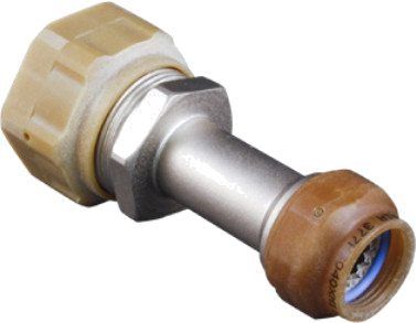 Composite Backshell with Optional Strain Relief Adapter, FiberCon 377-040