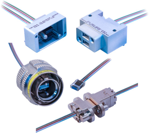 MT Ferrule Rugged High-Density PRIZM® MT Expanded Beam and MT Elite® PC Fiber Optic Systems