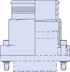 EMI/RFI Backshell for C-Filter Micro-D Connectors, 249-006