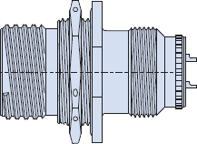 MIL-DTL-28840 Type Jam Nut Receptacle EMI/RFI Filter 240-288J