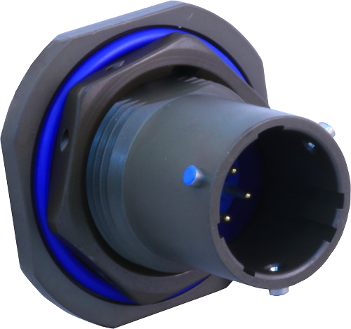 MIL-DTL-38999 Series I Type Jam Nut Receptacle with Crimp Contacts EMI/RFI Filter 240-381S