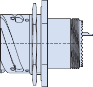 ITS Series, VG 95234 Type Jam Nut Mount with Reverse Bayonet Coupling EMI/RFI Filter 240-ITSJ