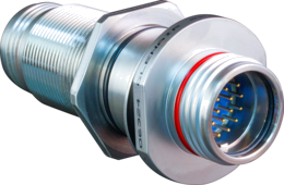 High-Pressure Environmental/Hermetic Jam Nut Mount Bulkhead Feed-Through 227-039 and 227-040