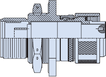 High-Pressure Environmental Jam Nut Mount Sav-Con® Connector Saver 940-015