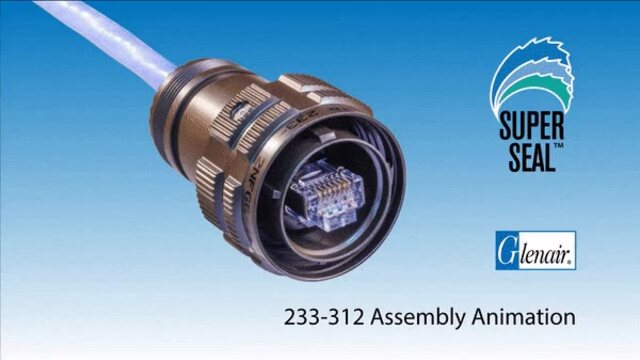 233-312 SuperSeal RJ45 Assembly Animation