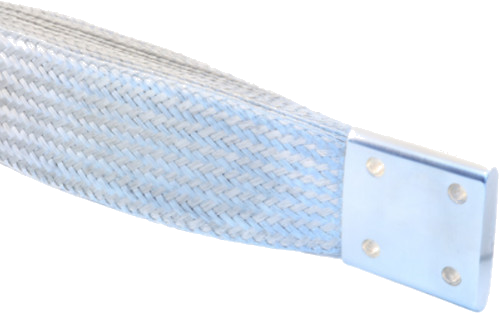 Flexible Braided Busbar, 5-10 Layers, 4-Bolt Mount 107-110