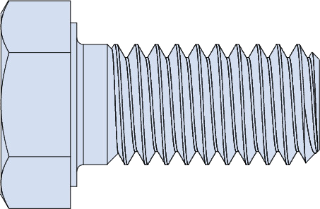 M1222 Bolt, Series 107 Braided Ground Strap Hardware
