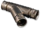 Direct Attachment Guardian Y Transition for Series 72 Annular Convoluted Tubing, 710-858