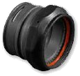 Composite Self-Locking EMI/RFI Environmental Connector Adapter for Series 72 Annular Convoluted Tubing, 713-356