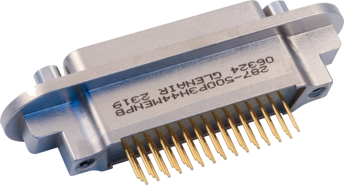 Pin Connector with Straight PC Tails, 287-500