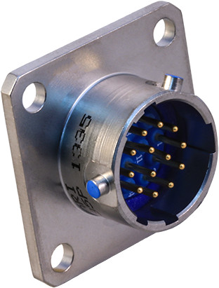 Box Mount Hermetic Receptacle, MIL-DTL-38999 Series II, MS27476 and 232-100-H2
