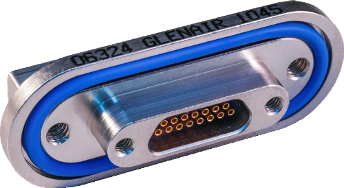 MIL-DTL-83513 Type Micro-D Hermetic Connectors, Rear Panel Mount with O-Ring, 177-705H and 177-706H