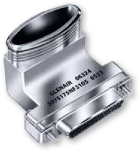 Straight, Top, and 45° Entry EMI/RFI Elliptical Banding Backshell 507T175, 507S175, 507E175