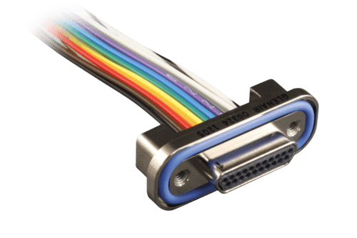 Metal Shell Micro-D Connectors for Harnessing Applications