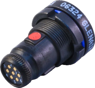 Mighty Mouse SealTac™ Miniature Push-Pull Connectors, Target Contact Push-Pull Jam Nut Mount Plug, 860-050-07