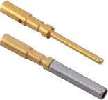 Size #23 Large-Bore Non-Removable Crimp Contacts for Size #20 to #22 AWG Wire 809-299