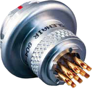 Glass-to-Metal Seal Hermetic Jam-Nut Mount Receptacles with PC Tails or Solder Cups, 804-006