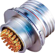 Glass-Sealed Hermetic Receptacle with Solder Cups and Integral Shield Termination Platform, 805-019