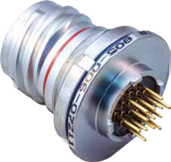 Code Red Lightweight, Hermetic Jam-Nut Receptacle with PC Tails or Solder Cup Contacts, 805-140