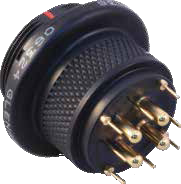 PCB Receptacle with PC Tails and Ground Pins 801-052