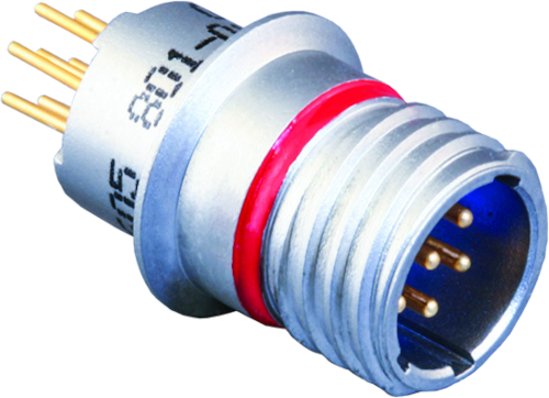 CODE RED Lightweight Hermetic Receptacle, Solder Cup, or PC Tail, 801-140