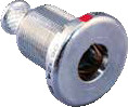 Receptacles with Crimp Contacts, Integral Shield Termination Platform or Accessory Threads, 804-003 and 804-004