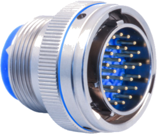 MIL-DTL-26482 Series 2 Type Bayonet Plug with EMI Spring / Non-EMI Plug, 260-002-75 / 260-002-76