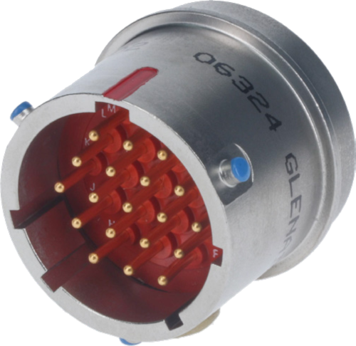 Bayonet Coupling Solder Flange Mount Receptacle, MS3443 Type, 230-018