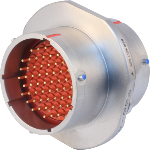 Bayonet Coupling Jam-Nut Mount Pin-Socket Feedthrough, 947-292